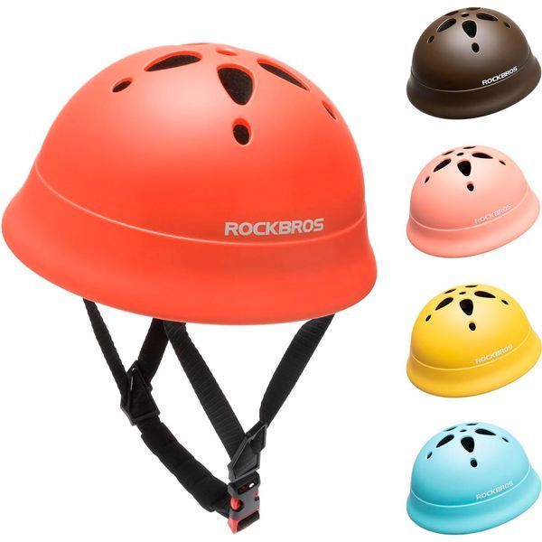 Детский вело шлем ROCKBROS KA-3AN (48-52 см) In-Mold Красный RB-KA-3AN-4732 фото