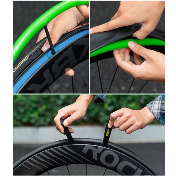 Камера для велосипеда 700X18/28C 65 мм Presta FV ROCKBROS 390009 Зелений RB-390009-6077 фото