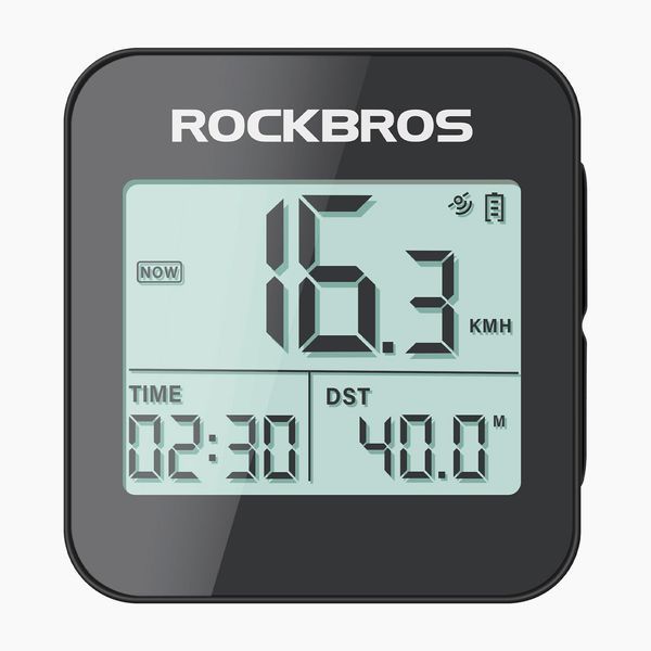 Велокомп'ютер навігатор бездротовий GPS з підсвіткою ROCKBROS RK7001 Чорний RB-RK7001-5279 фото