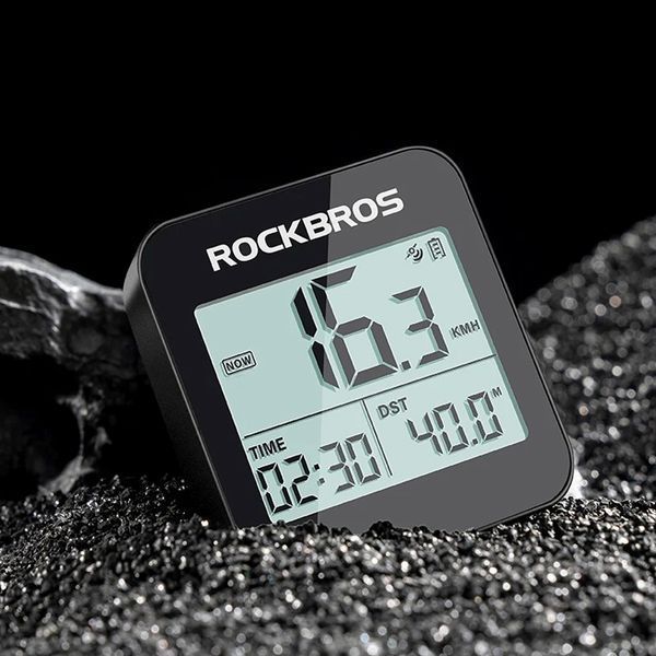 Велокомп'ютер навігатор бездротовий GPS з підсвіткою ROCKBROS RK7001 Чорний RB-RK7001-5279 фото
