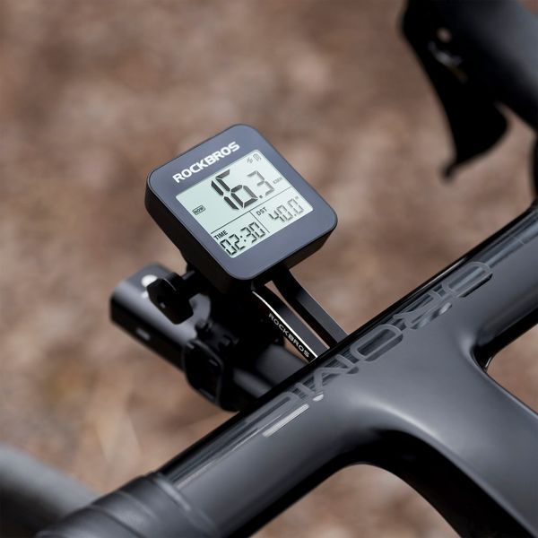 Велокомп'ютер навігатор бездротовий GPS з підсвіткою ROCKBROS RK7001 Чорний RB-RK7001-5279 фото