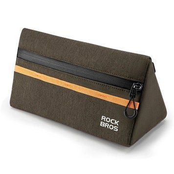 Велосипедна сумка на кермо рефлективна ROCKBROS W128G Темно-зелена RB-W128G-6552 фото