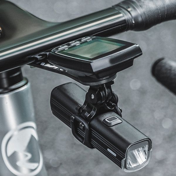 Універсальне карбонове кріплення Garmin Wahoo Bryton Giant та для ліхтариків і GoPro ROCKBROS FKCRBN Чорний RB-FKCRBN-4925 фото