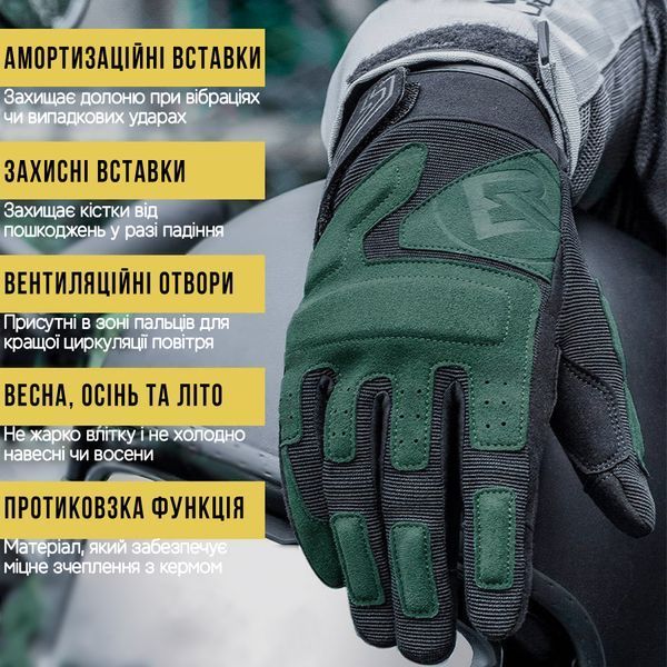 Повнопалі рукавички ROCKBROS S620-2 Демісезон Сірий Розмір M RB-S620-2-5496 фото
