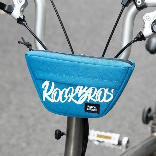 Велосипедная сумка на руль велкро ROCKBROS G011 Синяя RB-G011-7149 фото