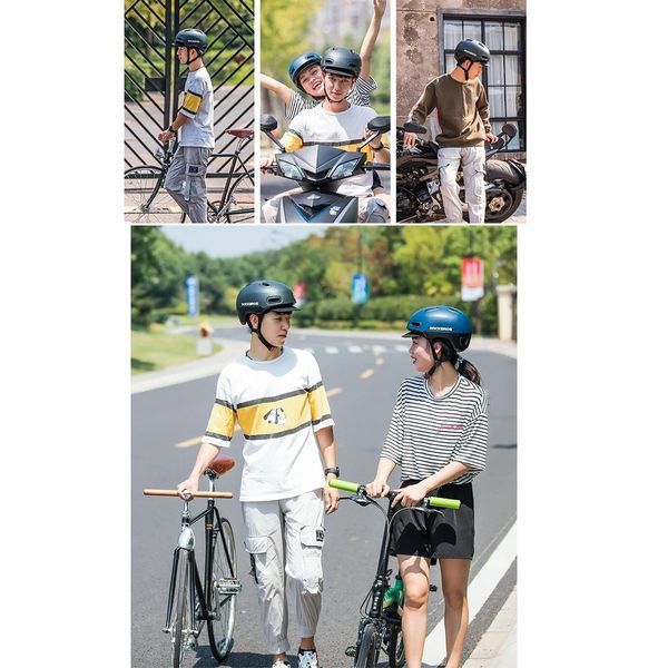 Вело шлем ROCKBROS WT-09 (57-62 см) In-Mold Черный RB-WT-09-3870 фото