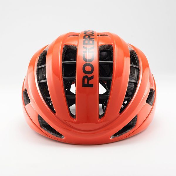 Велосипедний шолом ROCKBROS LK11 Розмір M (54-58 см) In-Mold | Fidlock | Ionic+ Глянцевий помаранчевий RB-LK11-6581 фото