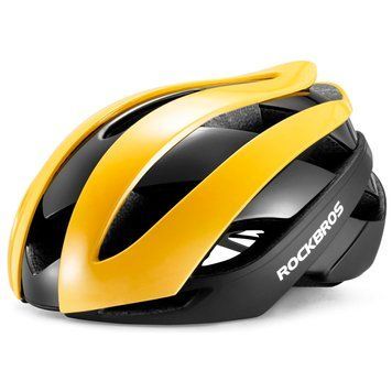 Универсальный шлем ROCKBROS TT-TT (58-61 см) In-Mold Черный с желтым RB-TT-TT-4723 фото