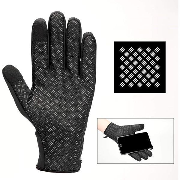 Перчатки полнопалые влагозащитные ROCKBROS S077-6 Черный Размер: XXL RB-S077-6-4103 фото