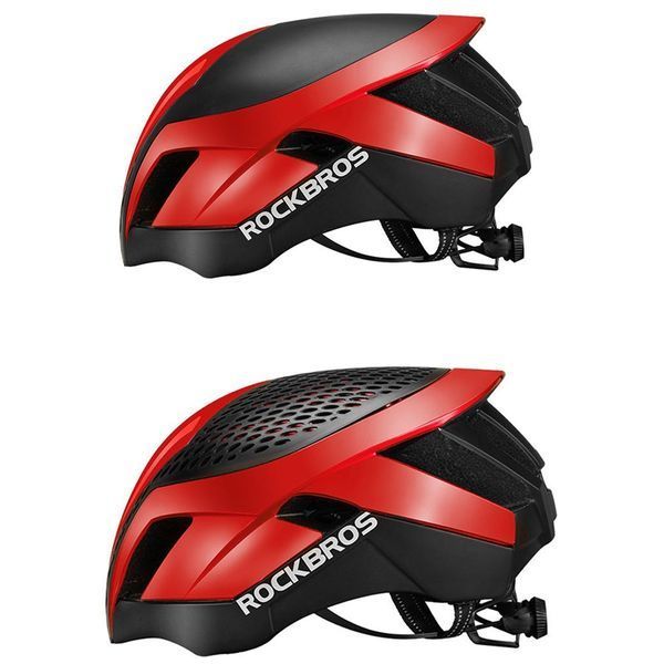 Вело шлем ROCKBROS TT-30 (57-62 см) In-Mold Красный с черным RB-TT-30-2786 фото