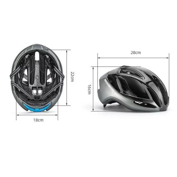 Вело шлем ROCKBROS TT-30 (57-62 см) In-Mold Красный с черным RB-TT-30-2786 фото