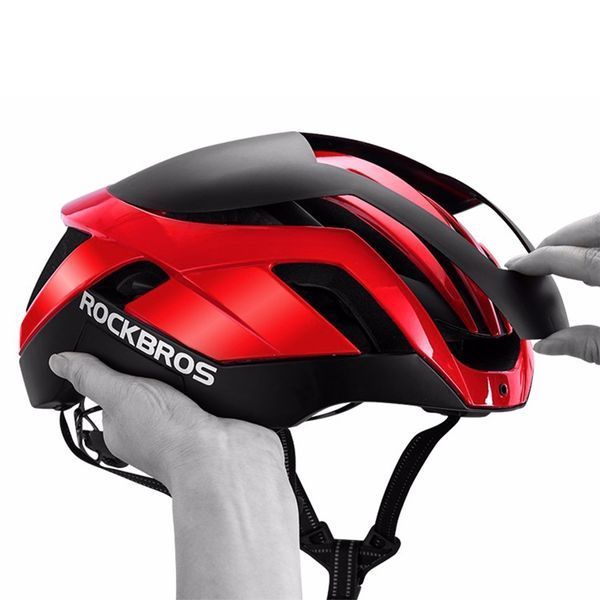 Вело шлем ROCKBROS TT-30 (57-62 см) In-Mold Красный с черным RB-TT-30-2786 фото