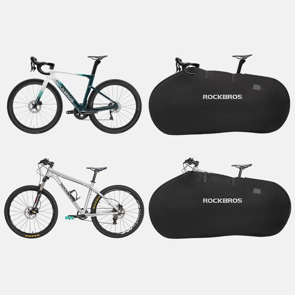 Сумка чехол для переноски велосипедов 26" 27.5" 700C переносная ROCKBROS D1678 Черная RB-D1678-6570 фото
