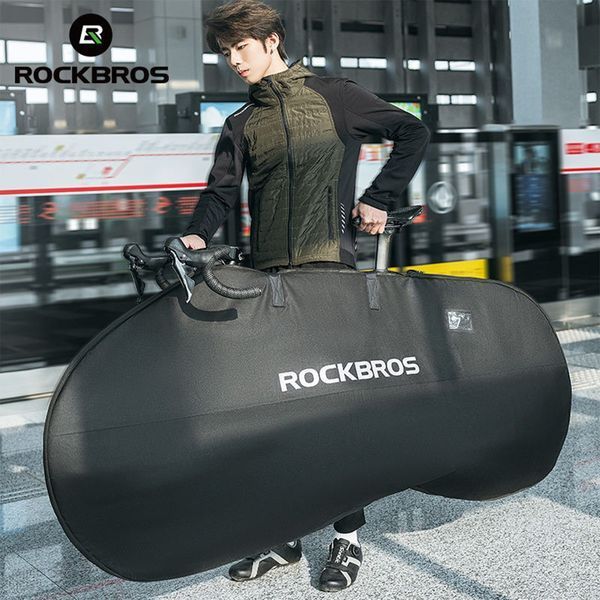 Сумка чехол для переноски велосипедов 26" 27.5" 700C переносная ROCKBROS D1678 Черная RB-D1678-6570 фото