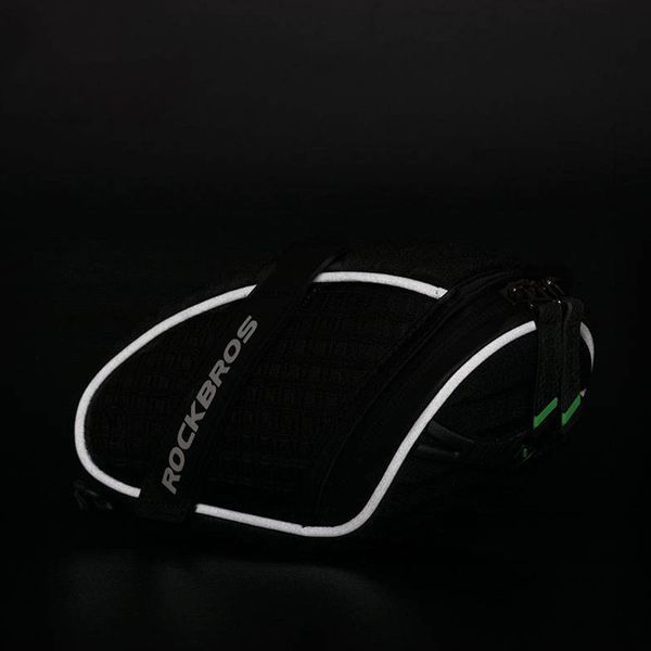 Велосипедная сумка подседельная velcro светоотражающая ROCKBROS C16 Черный RB-C16-1326 фото