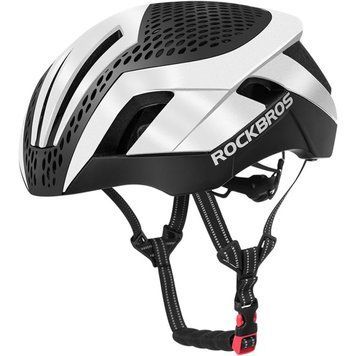Вело шлем ROCKBROS TT-30 (57-62 см) In-Mold Белый с черным RB-TT-30-2789 фото