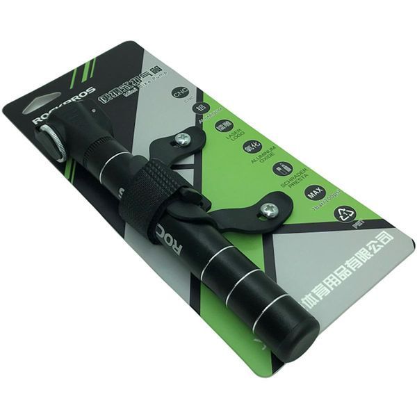 Насос велосипедный портативный ROCKBROS JG-1040B 100psi/6.8bar Черный RB-JG-1040B-1146 фото