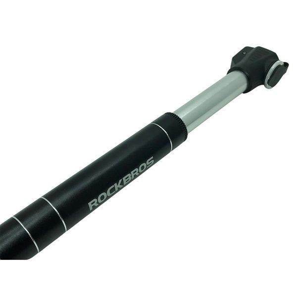 Насос велосипедный портативный ROCKBROS JG-1040B 100psi/6.8bar Черный RB-JG-1040B-1146 фото