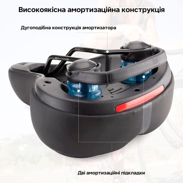 Седло для велосипеда с анатомическим отверстием ROCKBROS SI-GMA90 Черное RB-SI-GMA90-4831 фото