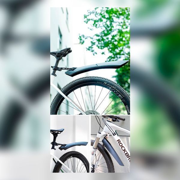 Набір пластикових велосипедних крил ROCKBROS Mudguard 28210003001 RB-28210003001-4058 фото