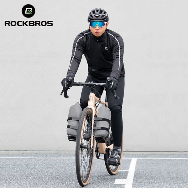 Вело сумка на вилку велосипеда водостойкая ROCKBROS W229G Черная RB-W033-6561 фото