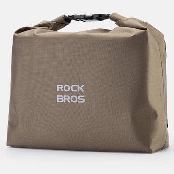 Велосумка на кермо велосипеда велкро ROCKBROS W005 Коричневий RB-W005-6542 фото