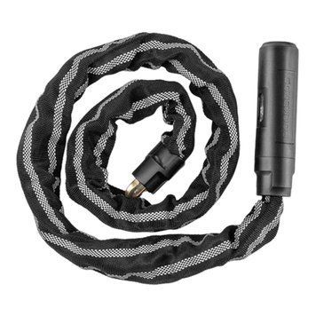 Замок велосипедный цепной ROCKBROS LCXR0100 120 см Черный рефлектив RB-LCXR0100-2811 фото