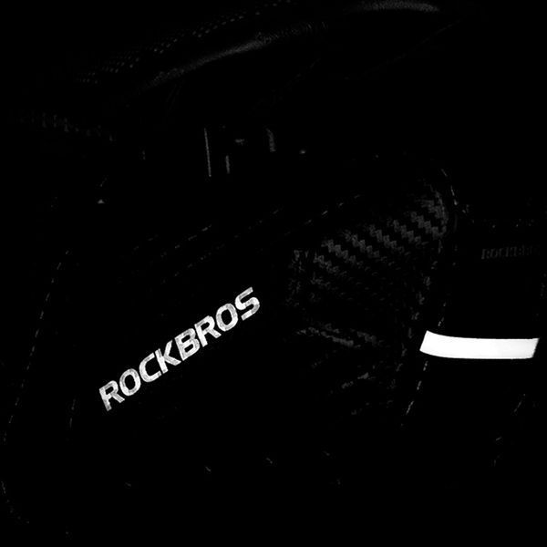 Велосипедна каркасна сумка підсідельна velcro світловідблискувальна ROCKBROS B59 Чорний RB-B59-2728 фото