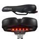 Комфортное седло/сиденье на велосипед с мигалкой ROCKBROS FU-5700L Черный RB-FU-5700L-2883 фото 2