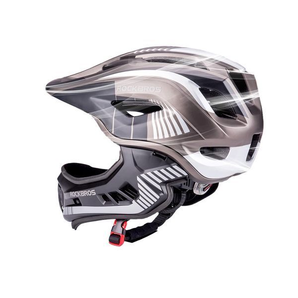 Дитячий вело шолом ROCKBROS TT32S (54-58 см) In-Mold Сірий RB-TT-32S-4917 фото