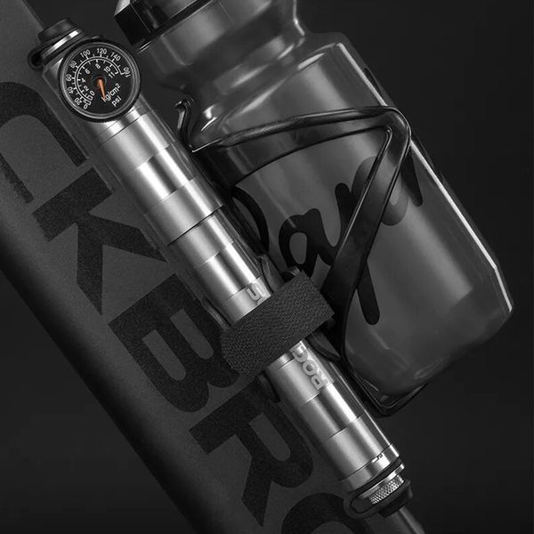 Насос/помпа с манометром портативный ROCKBROS HQ-67A-L03 160psi/11bar Серый RB-HQ-67A-L03-2876 фото