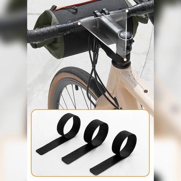 Вело сумка на кермо велосипеда світловідблискувальна ROCKBROS W229G Чорна RB-W229G-6560 фото