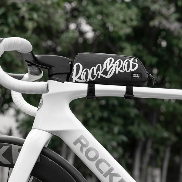 Велосипедна сумка на раму велкро ROCKBROS G009 Чорний RB-G009-7133 фото