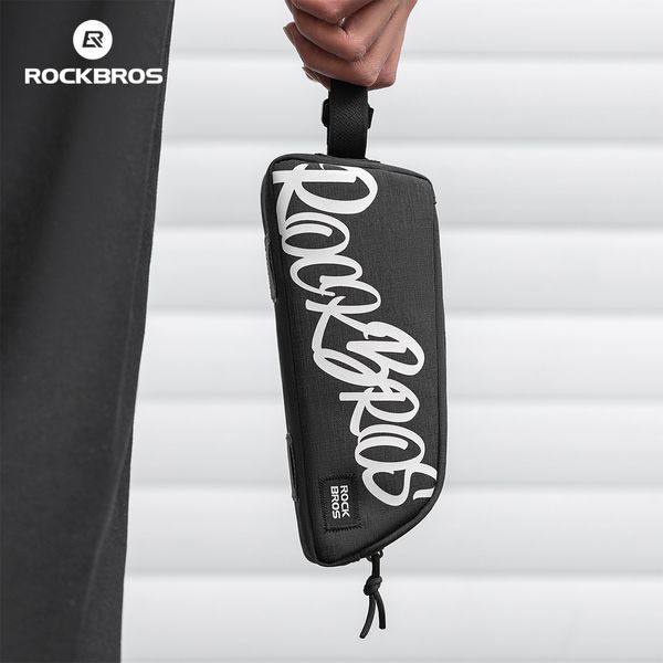 Велосипедна сумка на раму велкро ROCKBROS G009 Чорний RB-G009-7133 фото