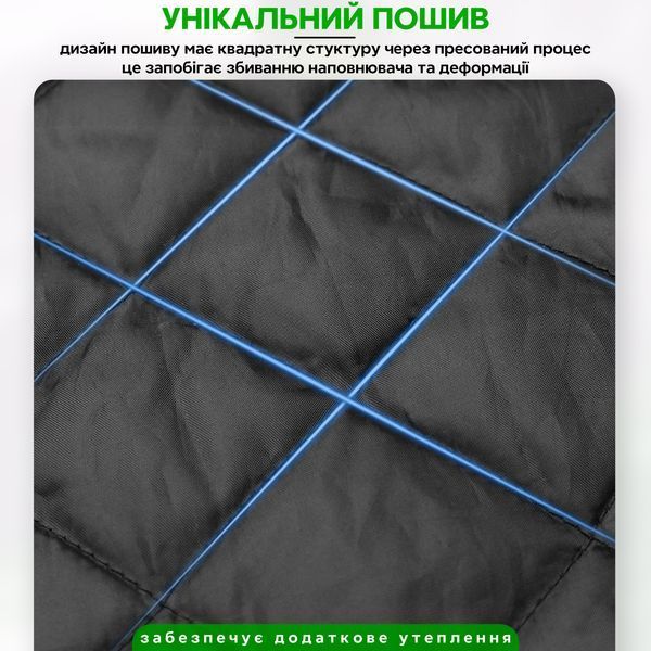 Водонепроникний чохол-утеплювач від негоди на мопед електро велосипед ROCKBROS YPW037 чорний RB-YPW037-5868 фото