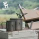 Титанова кастрюля складна для походів кемпінгу туризма Qunature PR401 Титановий QN-PR401-5245 фото 7