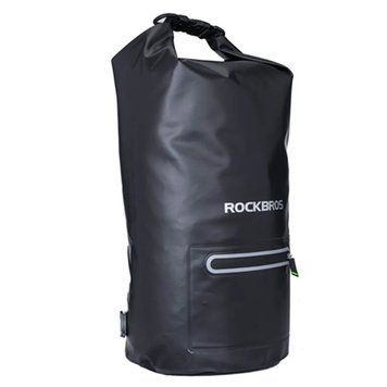 Водостойкий велосипедный кемпинговый гермомешок ROCKBROS AS-024 10л Черный RB-AS-024-1BK-4069UA фото