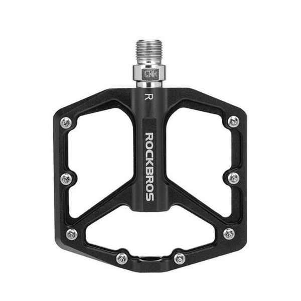 Платформні педалі алюмінієві ROCKBROS K203 на промислових підшипниках Чорні RB-K203-BK-2851 фото