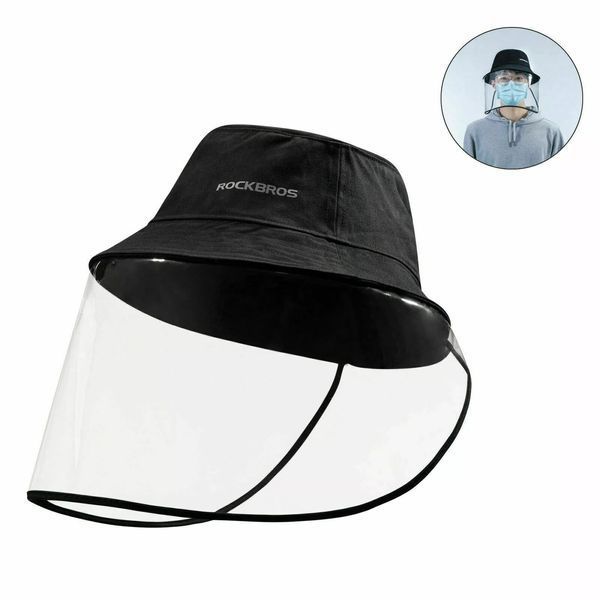 Шапка-панама з захисним щитком ROCKBROS M001 Чорна RB-M001-5586 фото