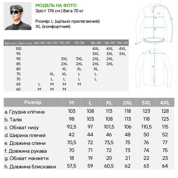 Велосипедна спортивна куртка дощовик ROCKBROS YPN1510 Розмір 4XL RB-YPN1510-7247 фото