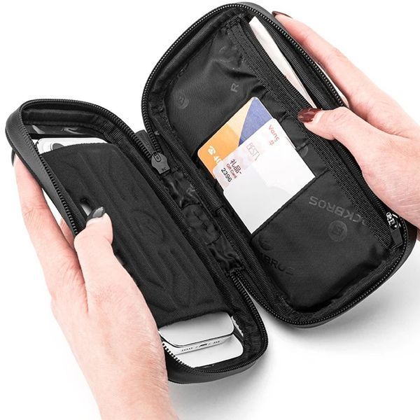 Велосипедна сумка на кермо для телефона до 6" ROCKBROS W320 Чорний RB-W320-6541 фото