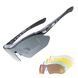 Спортивні окуляри ROCKBROS Original Polarized 5 лінз UV400 велосипедні Чорний RB-10003-1342 фото 1