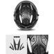 Вело шлем с магнитным визором ROCKBROS WT018S (57-62 см) In-Mold Серый RB-WT-018S-3877 фото 7