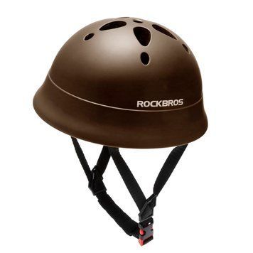 Детский вело шлем ROCKBROS KA-3AN (48-52 см) In-Mold Коричневый RB-KA-3AN-4735 фото