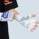 Детские перчатки беспалые для тренировок и велосипеда ROCKBROS S3601 Белый с коричневым Размер S RB-S3601-5950 фото 8