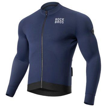 Велосипедна спортивна бігова куртка для 5-20&deg;C ROCKBROS YDWT006 Розмір M Синя RB-YDWT006-5342 фото