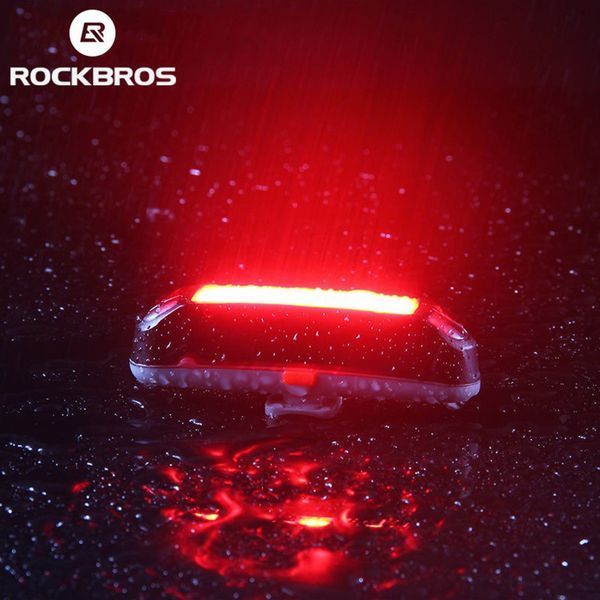 Фонарь стоп задний на велосипед ROCKBROS A54BK Черный RB-A54-1234 фото