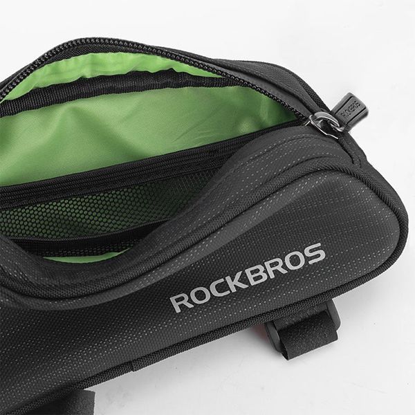 Вело сумка на раму велосипеда водостойкая ROCKBROS 045 Черная RB-045-6539 фото