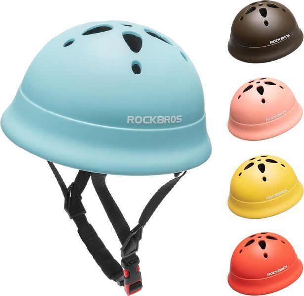 Дитячий вело шолом ROCKBROS KA-3AN (48-52 см) In-Mold Блакитний RB-KA-3AN-4736 фото