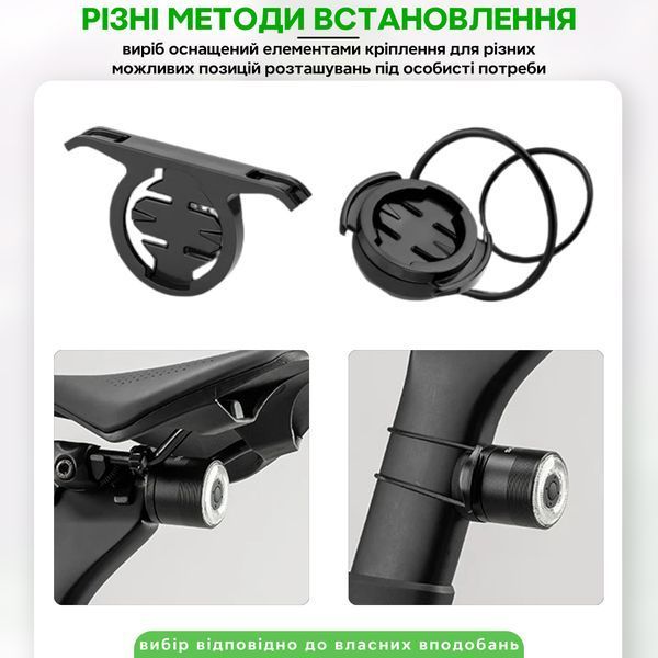 Ліхтар стоп задній розумний автоматичний на велосипед ROCKBROS Q1MAX Чорний RB-Q1MAX-6651 фото